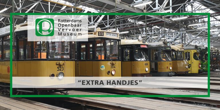 Het Rotterdams Openbaar Vervoer Museum kan ‘extra handjes’ gebruiken