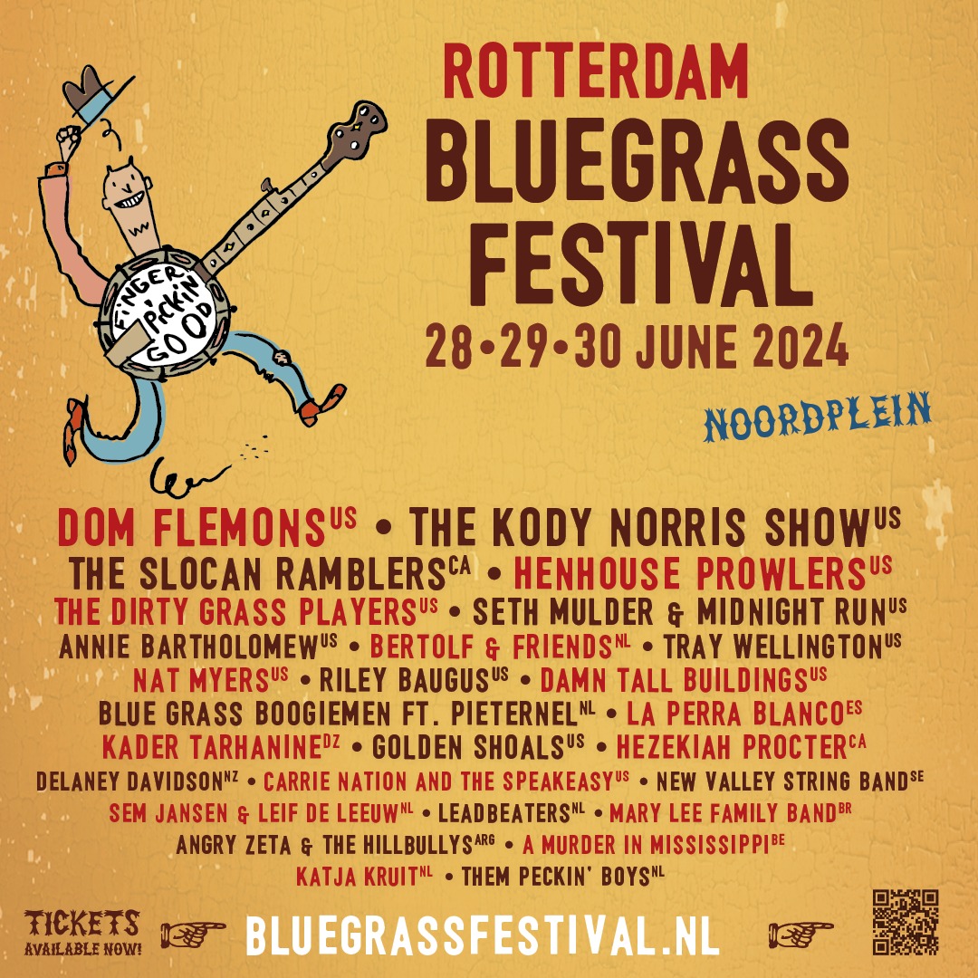 Countryspektakel tijdens Bluegrass Festival Rotterdam 2024