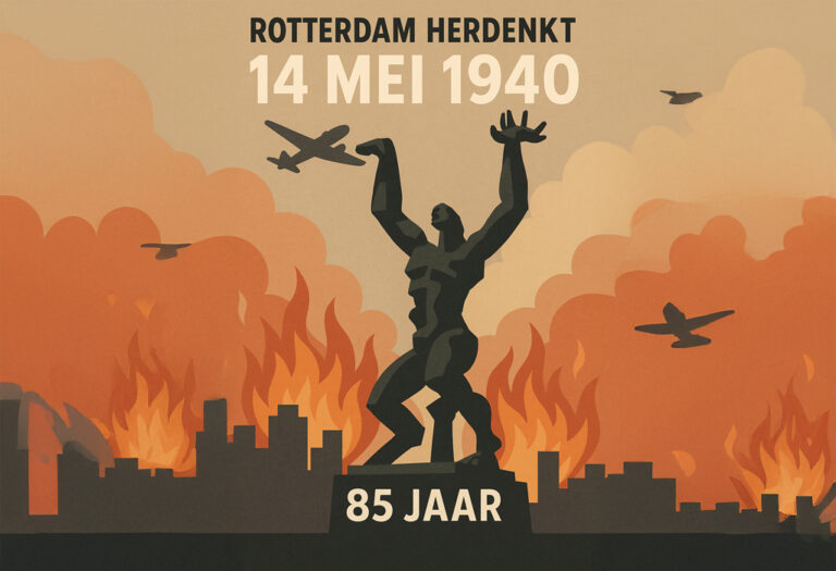 Herdenking van het bombardement van 14 mei 1940
