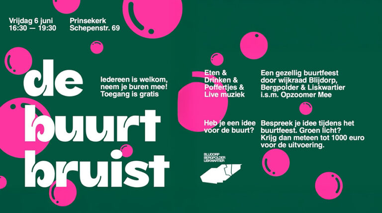 Buurtfeest in de Prinsekerk met eten, ideeën en poffertjes