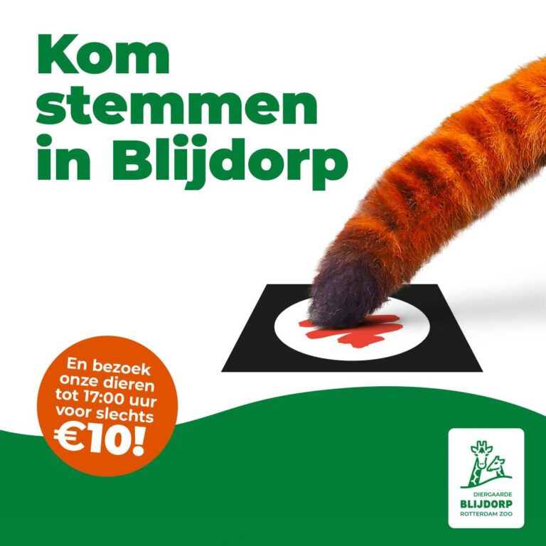Stemmen tussen de giraffen: Blijdorp opent stembureau in de Rivièrahal